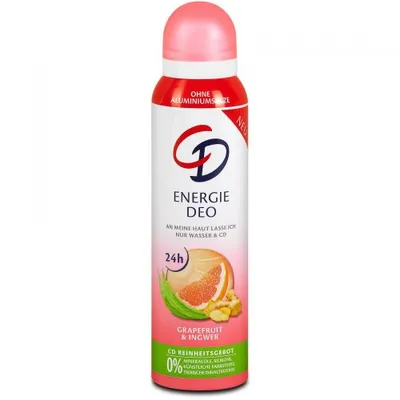 CD Energie, Deo Grapefruit & Ingwer (Dezodorant do ciala o zapachu grejfruta i imbiru `Energia`)