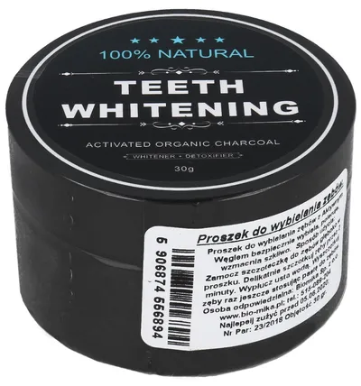 Biomika Teeth Whitening Activated Organic Charcoal (Proszek do wybielania zębów)