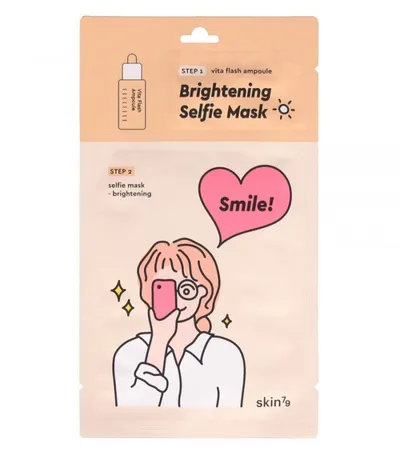 SKIN79 Brightening Selfie Mask (Rozjaśniająca maska w płacie)
