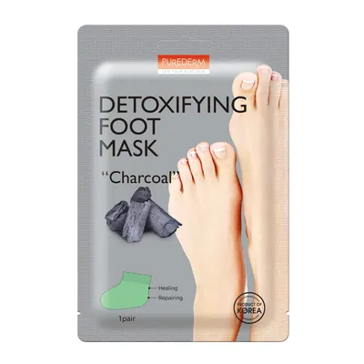 Purederm Detoxifying Foot Mask (Oczyszczająca maseczka do stóp z węglem)