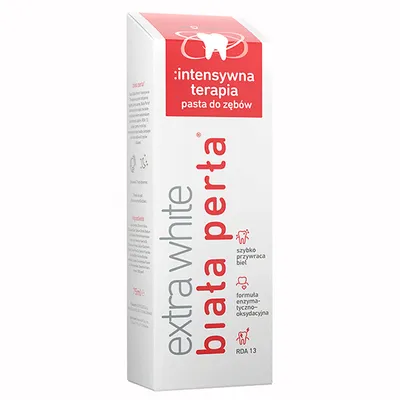 Biała Perła Extra White, Intensywna terapia wybielania zębów z miętą, cytryną i goździkami