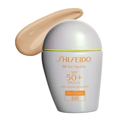 Shiseido BB for Sports, Wet Force BB SPF 50+ PA +++ (Krem BB wodoodporny)