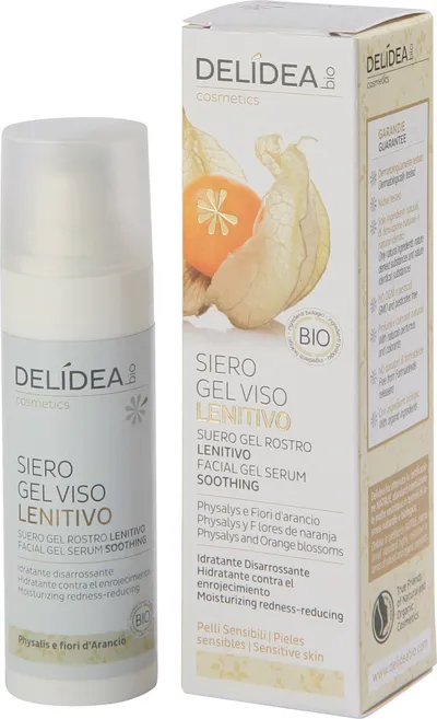Delidea Bio Cosmetics Physalis & Orange Blossoms Face Serum (Kojące żelowe serum do twarzy)