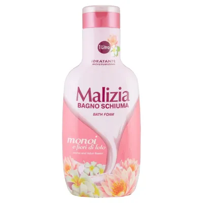 Malizia Bagno Schiuma Monoi e Fiori di Loto (Płyn do kąpieli `Monoi i kwiat lotosu`)
