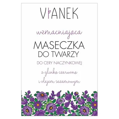 Vianek Seria Fioletowa, Wzmacniająca maseczka do twarzy