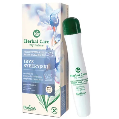 Herbal Care Przeciwzmarszczkowy krem roll-on pod oczy `Irys syberyjski`