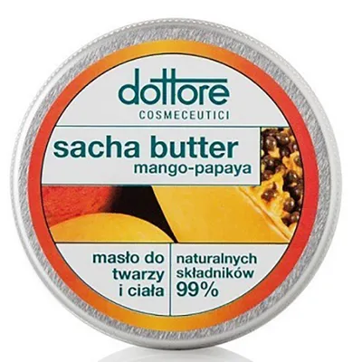 Dottore Cosmeceutici Mango-Papaya, Sacha Butter (Masło do twarzy i ciała 'Mango i papaja')