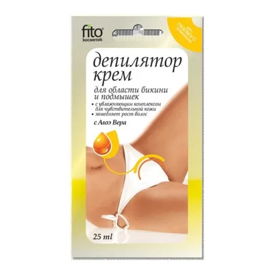 Fitokosmetik Krem - depilator bikini i pach  z aloesem