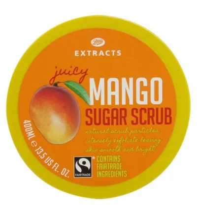 Boots Extracts Fairtrade, Mango Sugar Scrub (Peeling do ciała z mango)