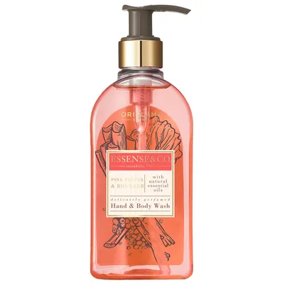 Oriflame Essense & Co, Pink Pepper & Rhubarb Hand & Body Wash (żel do mycia rąk i ciała `Różowy pieprz i rabarbar`)