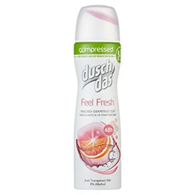 Duschdas Feel Fresh, Grapefruit Anti-Transpirant 48h (Dezodorant antyperspiracyjny w sprayu)