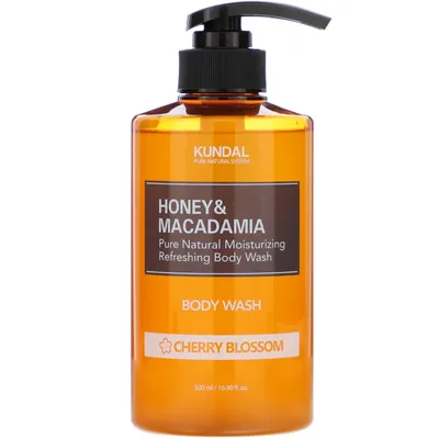Kundal Honey & Macadamia Body Wash Cherry Blossom (Kwiat Wiśni, Żel pod prysznic)