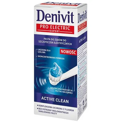 Denivit PRO Electric Expert, Active Clean (Pasta do zębów do szczoteczek elektrycznych)