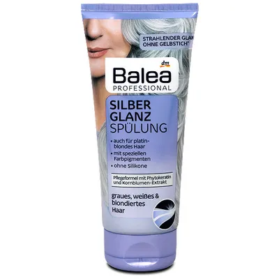 Balea Professional,  Silberglanz Spullung (Odżywka do włosów siwych oraz chłodnych blond)
