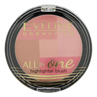 Eveline Cosmetics All in One, Highlighter Blush (Róż mozaika na policzki)