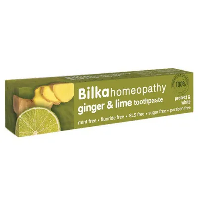 Bilka Homeopathy, Ginger & Lime Toothpaste (Homeopatyczna pasta do zębów z imbirem i limonką)