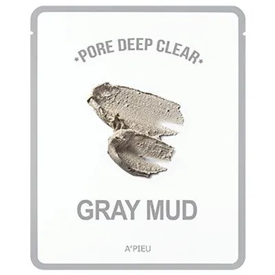A'pieu Pore Deep Clear Gray Mud Mask (Oczyszczająca maseczka do twarzy)