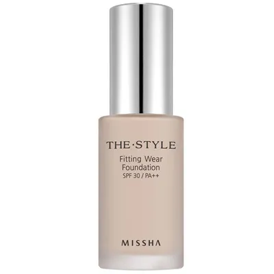 Missha The Style, Fitting Wear Foundation SPF 30/PA++ (Mocno kryjący podkład do twarzy)