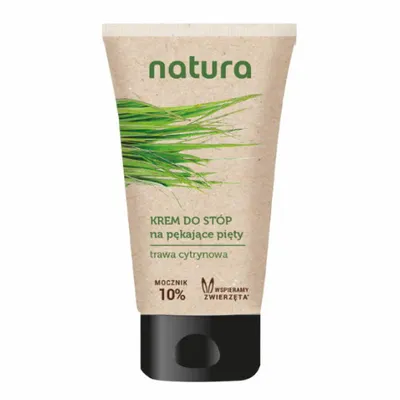 Natura Eko Krem do stóp na pękające pięty `10% mocznik i trawa cytrynowa`