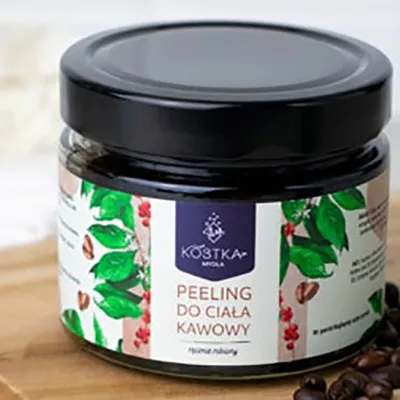 Kostka Mydła Peeling do ciała kawowy