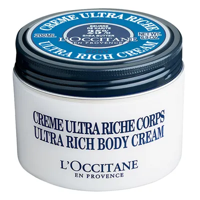 L'Occitane Creme Ultra Riche Corps (Silnie nawilżający krem do ciała z masłem shea)