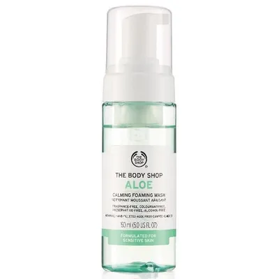 The Body Shop Aloe, Gentle Facial Wash (Kojący żel do mycia twarzy w piance)