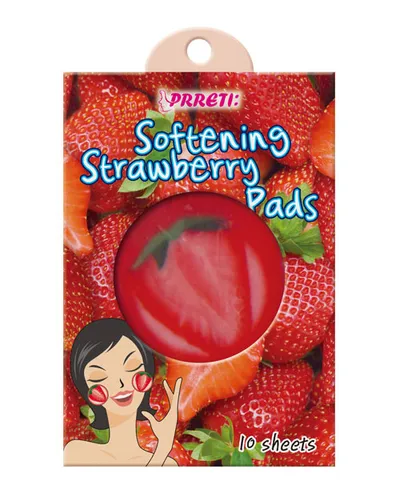Prreti Softening Strawberry Pads (Płatki zmiękczające truskawkowe)