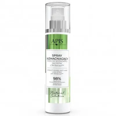 Apis Natural Solution, Spray wzmacniający przeciw wypadaniu włosów z 3% Baicapil