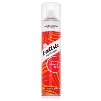 Batiste Dry Shampoo a Hint of Colour Vibrant & Red (Suchy szampon do włosów w odcieniach rudości i czerwieni)