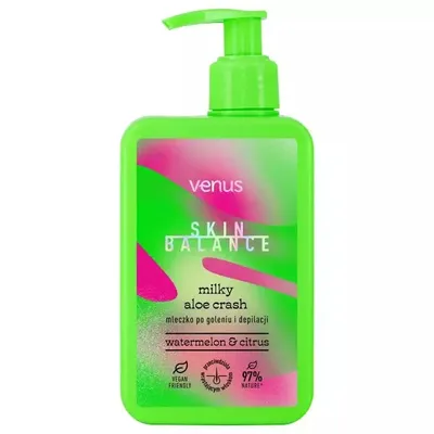 Venus Skin Balance, Milky Aloe Crash, Mleczko aloesowe po goleniu i depilacji