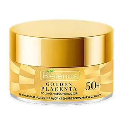 Bielenda Golden Placenta Collagen Reconstructor, Liftingująco-ujędrniający krem przeciwzmarszczkowy 50+