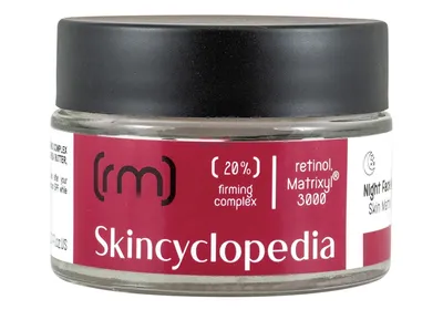 Skincyclopedia Face Cream 20% Firming Complex (Krem nawilżający do twarzy na noc z 20% kompleksem ujędrniającym z retinolem, matrixyl®3000, skwalanem, masłem shea i gliceryną)