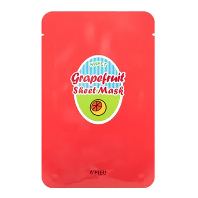 A'pieu Sweet Grapefruit,  Sheet Mask (Maska w płachcie)
