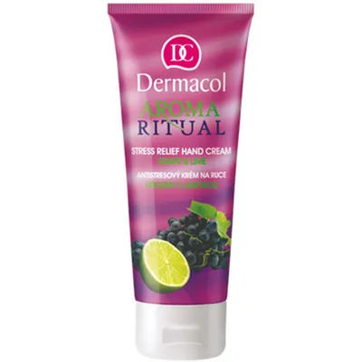 Dermacol Aroma Ritual, Hand Cream Grape & Lime (Krem do rąk z winogronami i limonką)