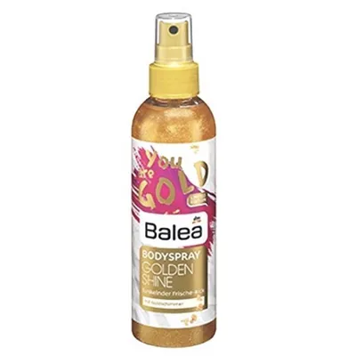 Balea Golden Shine, Bodyspray (Mgiełka do ciała)