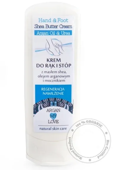 Argan My Love Krem do rąk i stóp z masłem Shea, olejem arganowym i mocznikiem