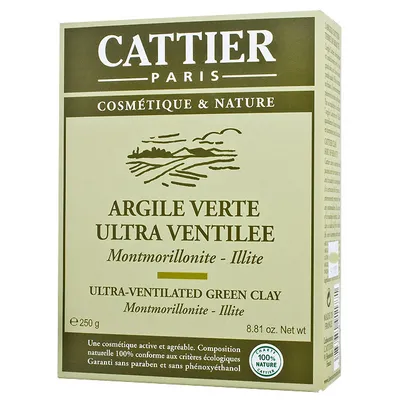 Cattier Argile Verte Ultra Ventilee (Maseczka glinka zielona)