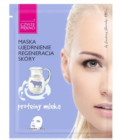 Czyste Piękno Maska w płacie `Ujędrnienie, regeneracja skóry - proteiny mleka`