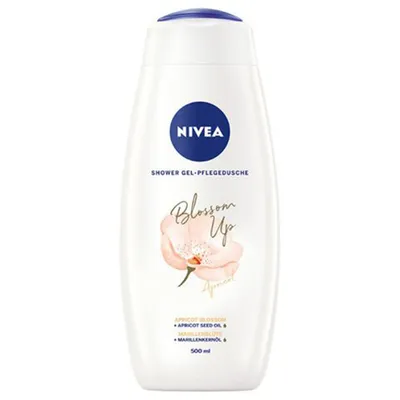 Nivea Blossom Up, Apricot Shower Gel (Pielęgnujący żel pod prysznic `Kwiaty moreli`)
