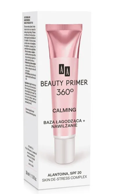 AA Beauty Primer 360⁰, Calming, Baza łagodząca+nawilżenie SPF20