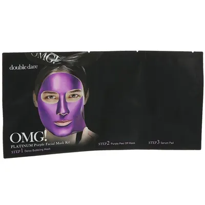Double Dare OMG! Platinum Purple Facial Mask Kit (Maska do twarzy)