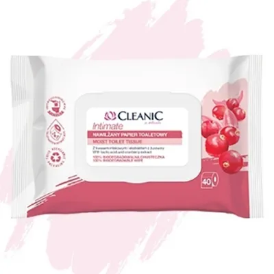 Cleanic Intimate, Moist Toilet Tissue (Nawilżany papier toaletowy)