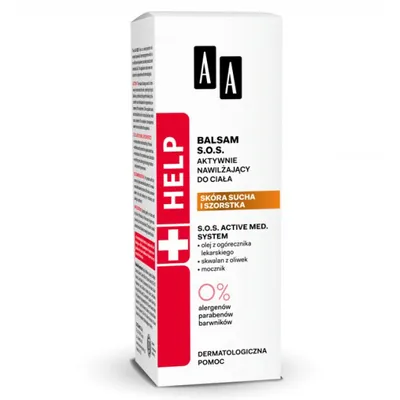 AA Help, Balsam S.O.S. Aktywnie nawilżający do ciała skóra sucha i szorstka