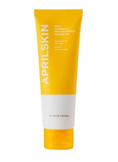 Aprilskin Real Calendula, PHA Hyaluronic Peeling Gel (Żelowy peeling z PHA i papainą)