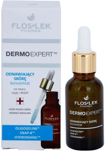 Floslek Pharma DermoExpert Concentrate, Serum odnawiające do twarzy do twarzy iszyi