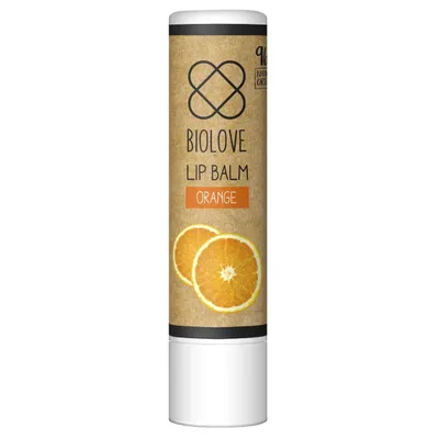 Biolove Orange, Lip Balm (Pomadka do ust `Pomarańcza`)