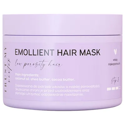 Trust My Sister Low Porosity Hair, Emollient Hair Mask (Emolientowa maska do włosów niskoporowatych)