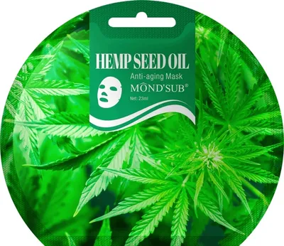 Mond'Sub Hemp Seed Oil Anti-aging Mask (Maseczka w płachcie anti-aging `Nasiona konopii`)