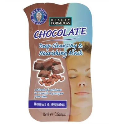 Beauty Formulas Chocolate Deep Cleansing & Nourishing Mask (Odżywcza maseczka głęboko oczyszczająca)