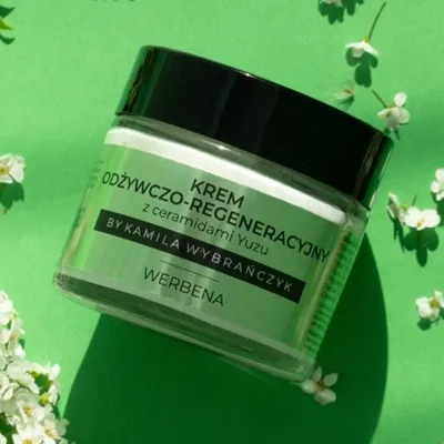 By Kamila Wybrańczyk Face Cream Verbena (Krem odżywczo - regeneracyjny z ceramidami Yuzu `Werbena`)